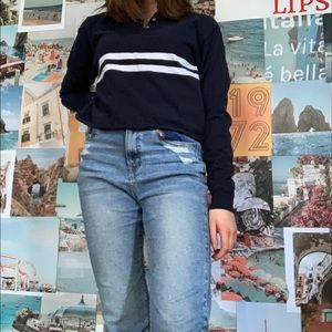 striped hollister long sleeve